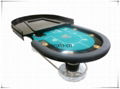 Texas Holdem Poker Table with dining borad 4