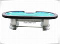 96 Inch Deluxe Casino LED Texas Holdem Poker Table 1