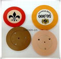 1/Single color ABS Roulette poker chips 2