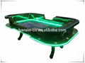 Deluxe LED Poker Table Texas Holder Poker Tables Professional Poker Table 2