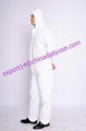 Wateroof Disposable Polypropylene Coverall PP+PE Coverall 1