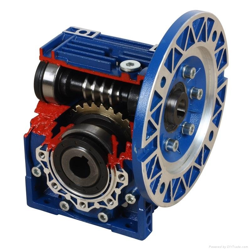 NMRV063  blue and silver color worm geared motor equipments