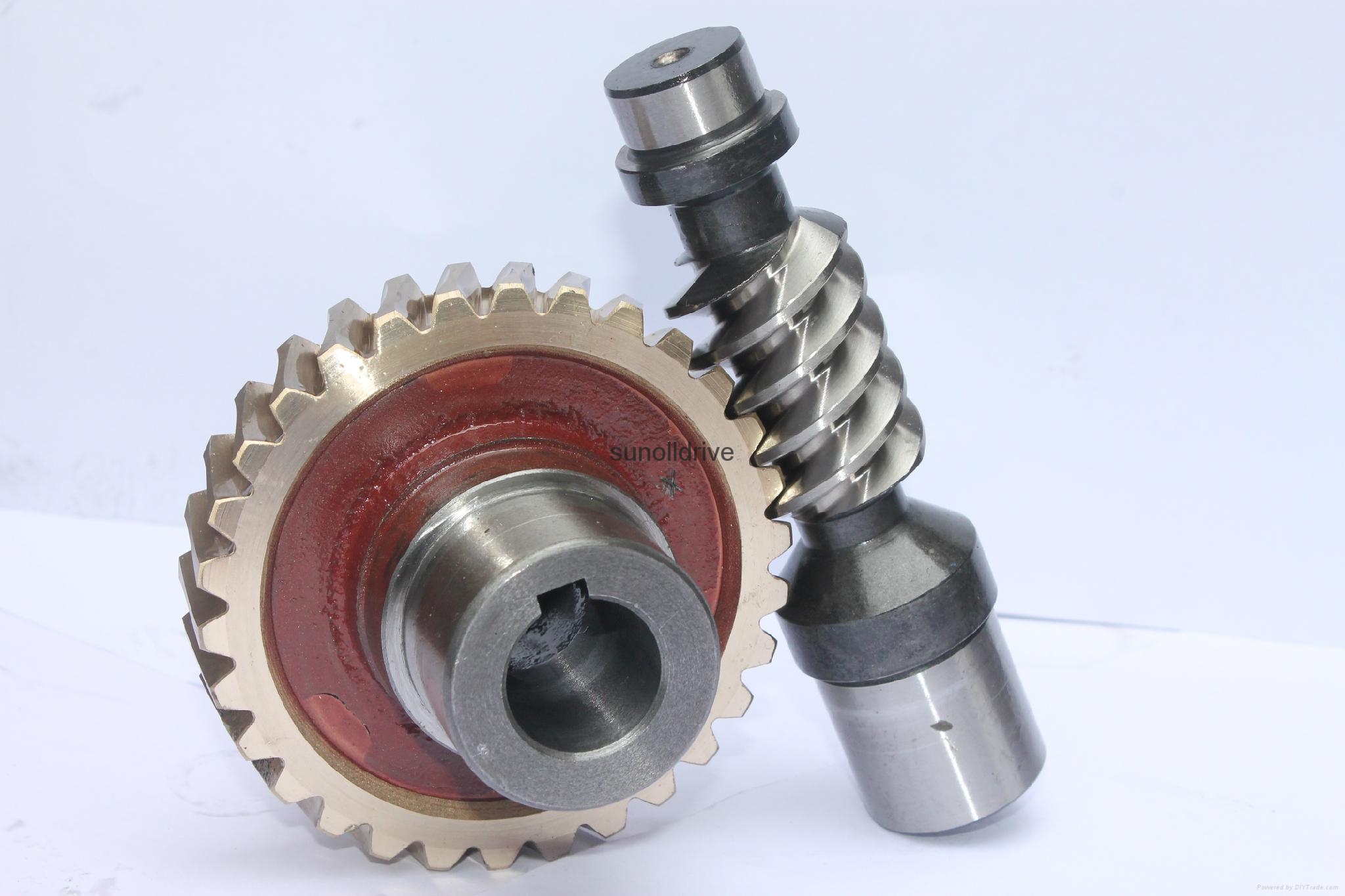 Worm gearbox worm shaft& gear spare parts for assemble Shaft and gear