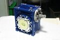NRV050 input shaft worm gearbox by silver and blue color 2