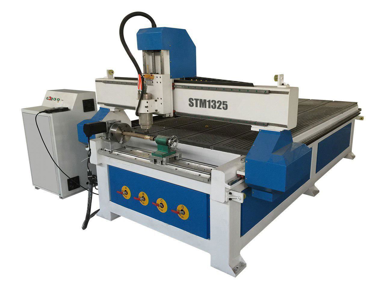 STYLECNC® 1325 CNC router with 4 axis rotary