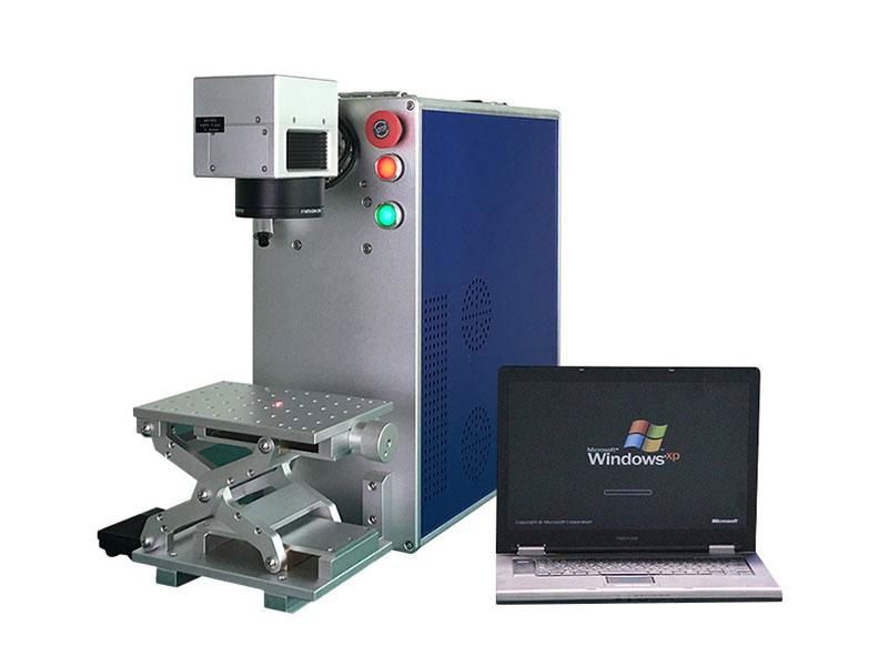 Portable fiber laser marking machine with Raycus laser 20W