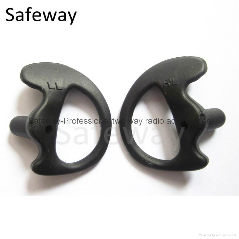 ear mould silicone Earmold earbud for Motorola two way radio earpiece 3