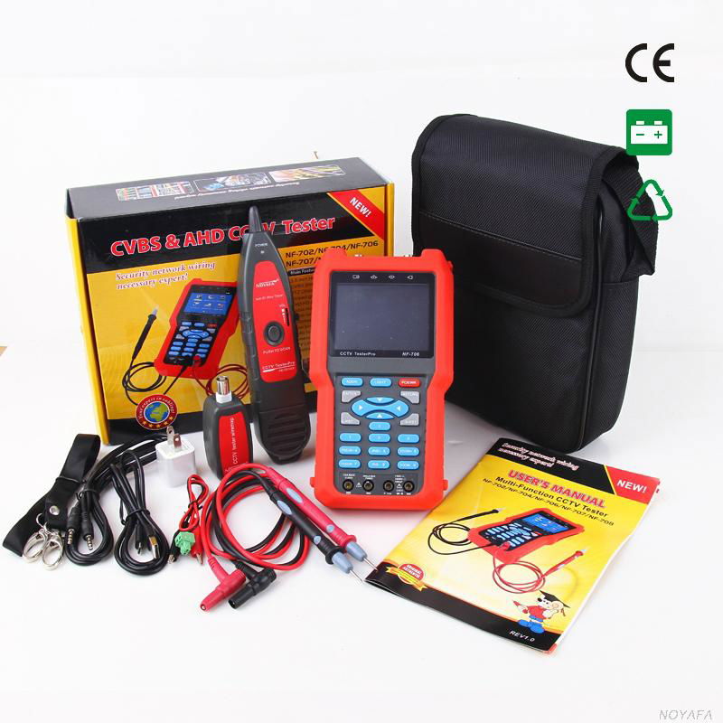 NF-706 CCTV tester cable tester multimeter 3