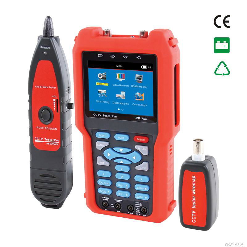 NF-706 CCTV tester cable tester multimeter