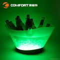 12L Plastic led illuminated wine ice bucket