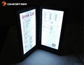 LED PU Leather Menu Cover for restaurant hotel
