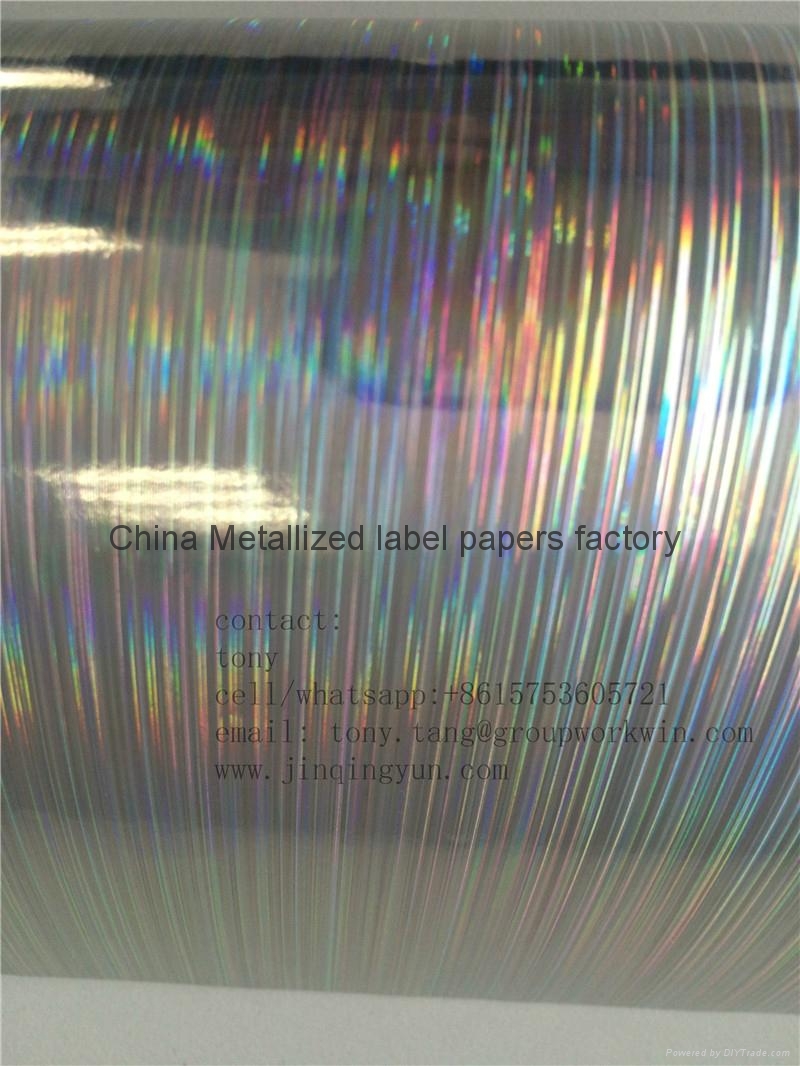 holographic metallized paper for label printing JQYL69001