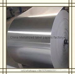 69gsm embossed silver metallized paper for label printing
