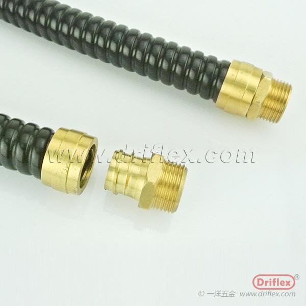 Vacuum Jacketed Brass Conduit Fittings from Driflex