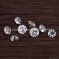 5.0mm 0.5 carat moissanite loose stone 3