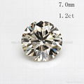 7.0mm 1.2 carat moissanite loose stone 1