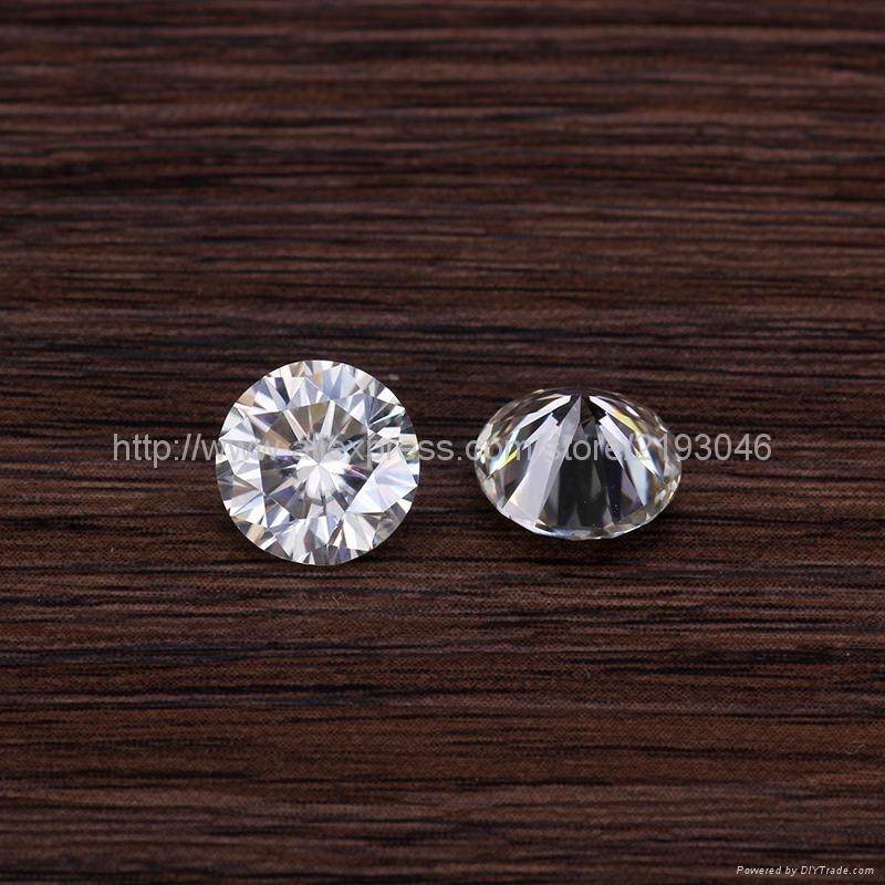 7.5mm 1.5 carat moissanite loose stone 3