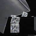 6.5mm princess cut moissanite loose stones 5