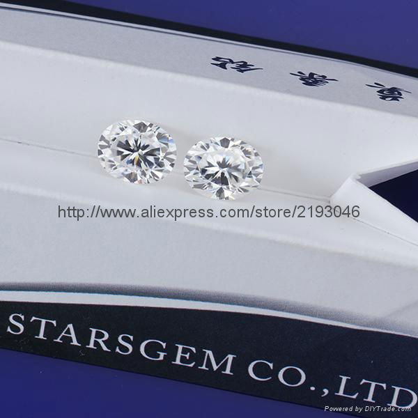 9*7mm oval cut moissanite loose stones 2