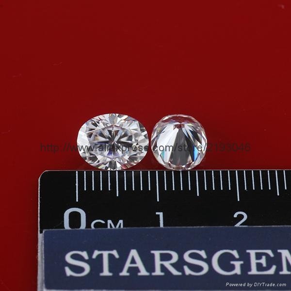 8*6mm oval cut moissanite loose stones 2