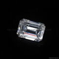 9*7mm emerald cut moissanite loose