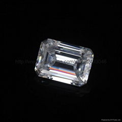 9*7mm emerald cut moissanite loose stones