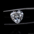 8*8mm Heart cut moissanite loose stones 1