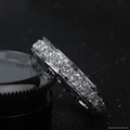 18K gold moissanite wedding Band 5