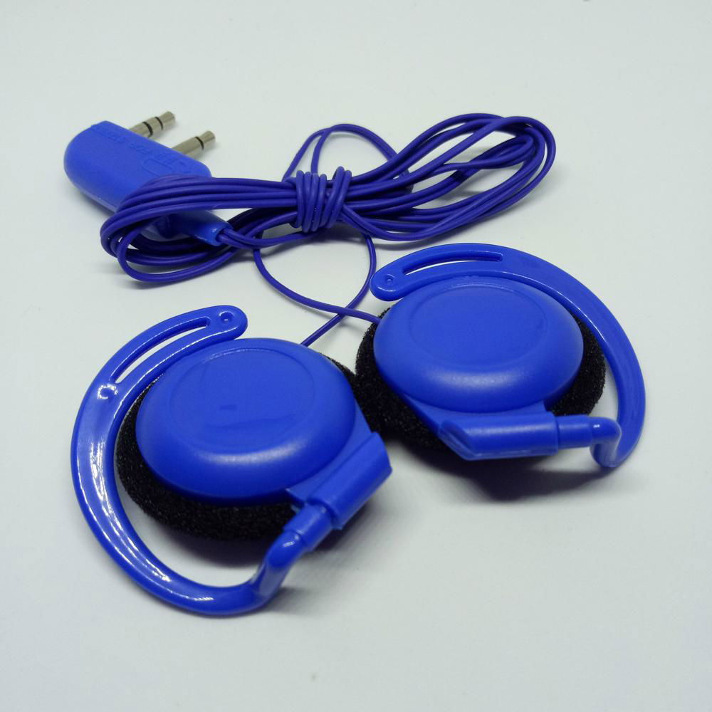 Active noise cancelling Silent sleeping airline 2 pin earphone