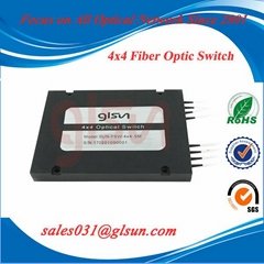 GLSUN Multi-channel 4x4 Fiber Optic Switch Cascade Optical Switch