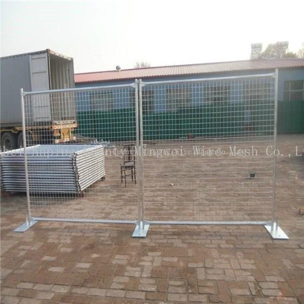 China factory customized steel galvanized temporary fence 2
