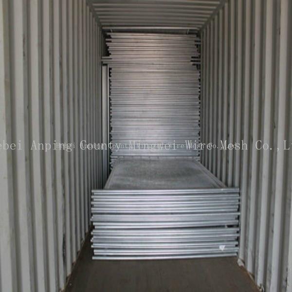 China factory customized steel galvanized temporary fence 4