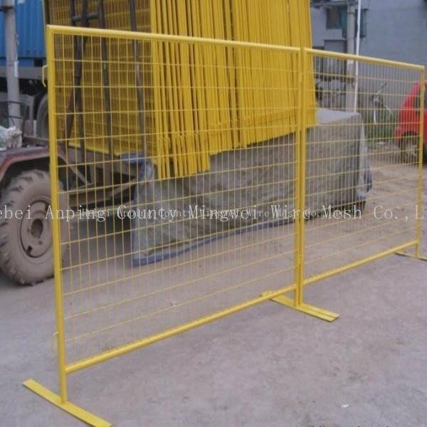 China factory customized steel galvanized temporary fence 5
