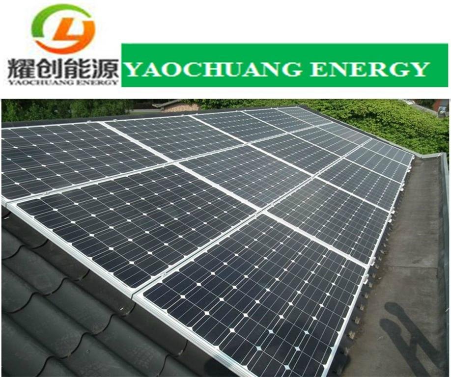 2016 high efficienty factory price monocrystalline 100w solar panel  2