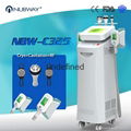 80%  salon clinic used 5 handles cryolipolysis fat freeze slimming machine 