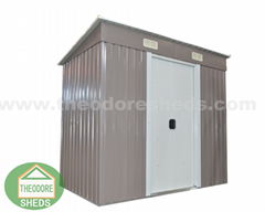 GSGMetalSheds 6' x 4' Pent Metal Garden Shed Outdoor Storage Shed Free Foundatio