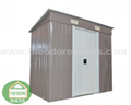 Garden Sheds Metal pent Roof with Free Foundation 8 x 6 FT Outdoor Storage 
