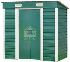 Metal garden storage sheds with pent roof 0408 ST-PE-1