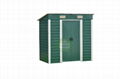 Metal garden storage sheds with pent roof 0608 3