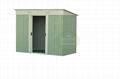 Metal garden storage sheds with pent roof 0608 4