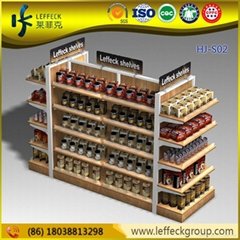 China manufacturers supply supermarket display shelves for grocery shelves