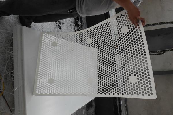 pe plastic mesh sheet/perforated uhmw mesh parts /tank filter 2