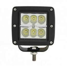 3inch 18w 6led cube pods in IP68 for 12v/24v cars offroad utv atv