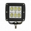 3inch 18w 6led cube pods in IP68 for 12v/24v cars offroad utv atv