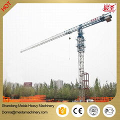 QTZ180 PT TC6518 60m height Hammerhead Flathead tower crane design with standard