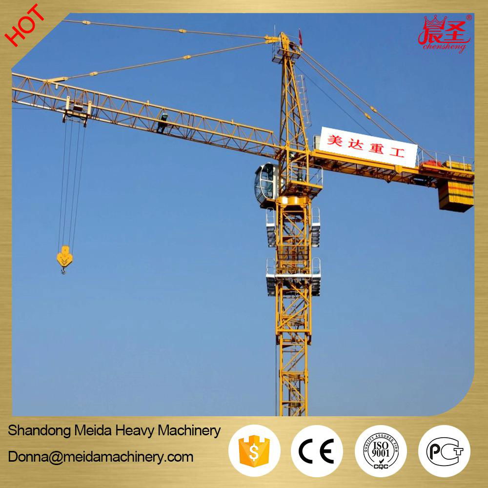 small fixed jib crane 4 tons tower crane machine for sale