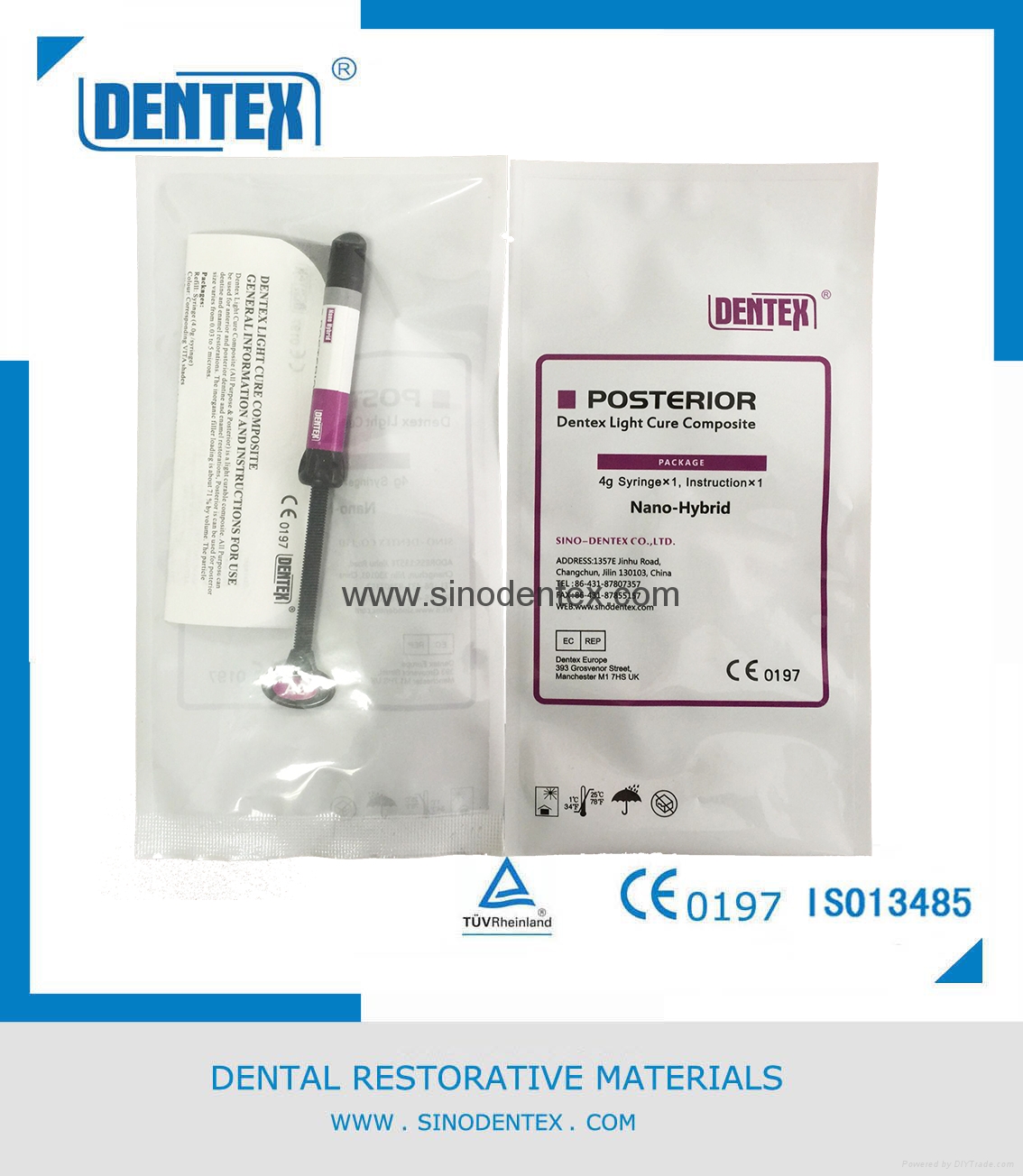 Dentex Dental Posterior LightCured Nano Hybrid Composite DPC02