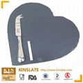 Hot sale House Tableware for Food Natural Edge Hearth Slate Plate