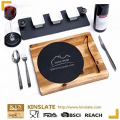 Eco-Friendly Feature square customized SLATE TABLEWARE