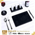 Eco-Friendly Feature square customized SLATE TABLEWARE 3